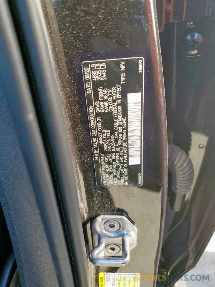 12 Photograph of a damaged car YV4162UMXM2455151 VOLVO XC40 2021
