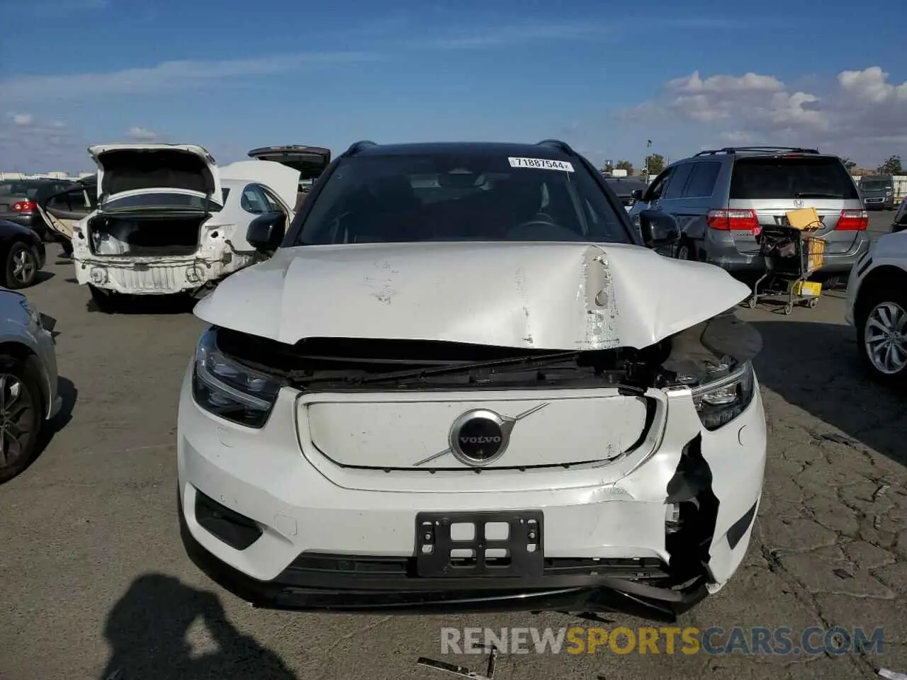 5 Photograph of a damaged car YV4ED3UR8M2572347 VOLVO XC40 2021
