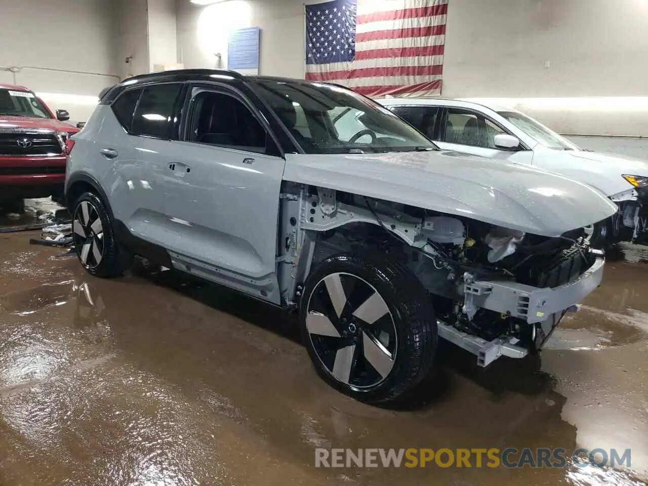 4 Фотография поврежденного автомобиля YV4ER3XM9R2240653 VOLVO XC40 2024