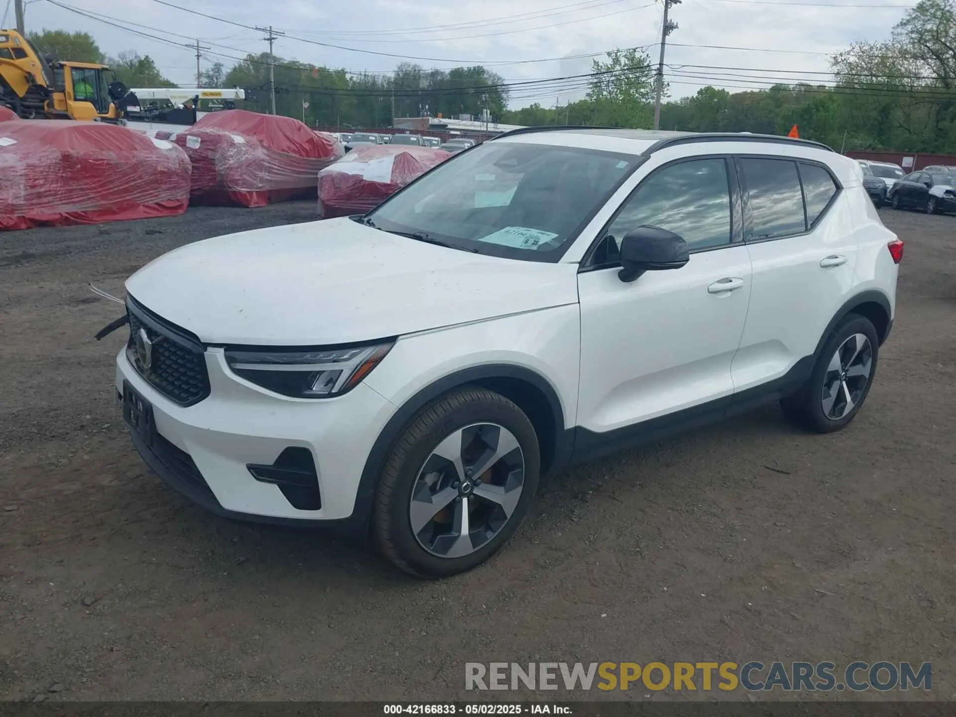 2 Photograph of a damaged car YV4L12UKXR2216003 VOLVO XC40 2024