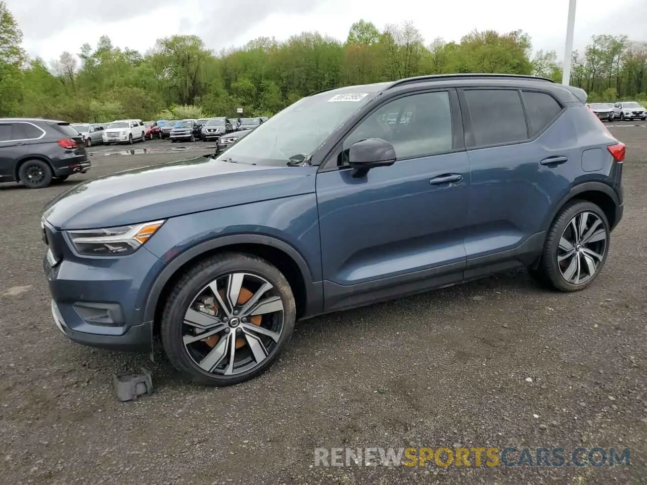 1 Photograph of a damaged car YV4ED3UR2N2674275 VOLVO XC40 P8 RE 2022