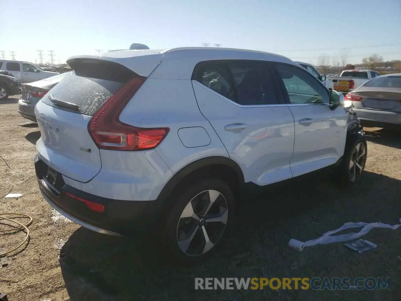 3 Photograph of a damaged car YV4L12UE0R2350934 VOLVO XC40 PLUS 2024
