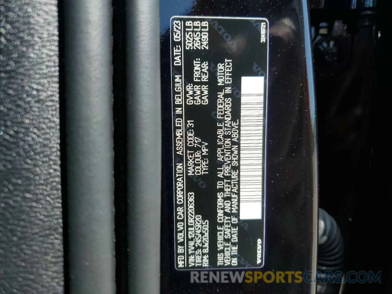 14 Photograph of a damaged car YV4L12UL0R2206363 VOLVO XC40 PLUS 2024