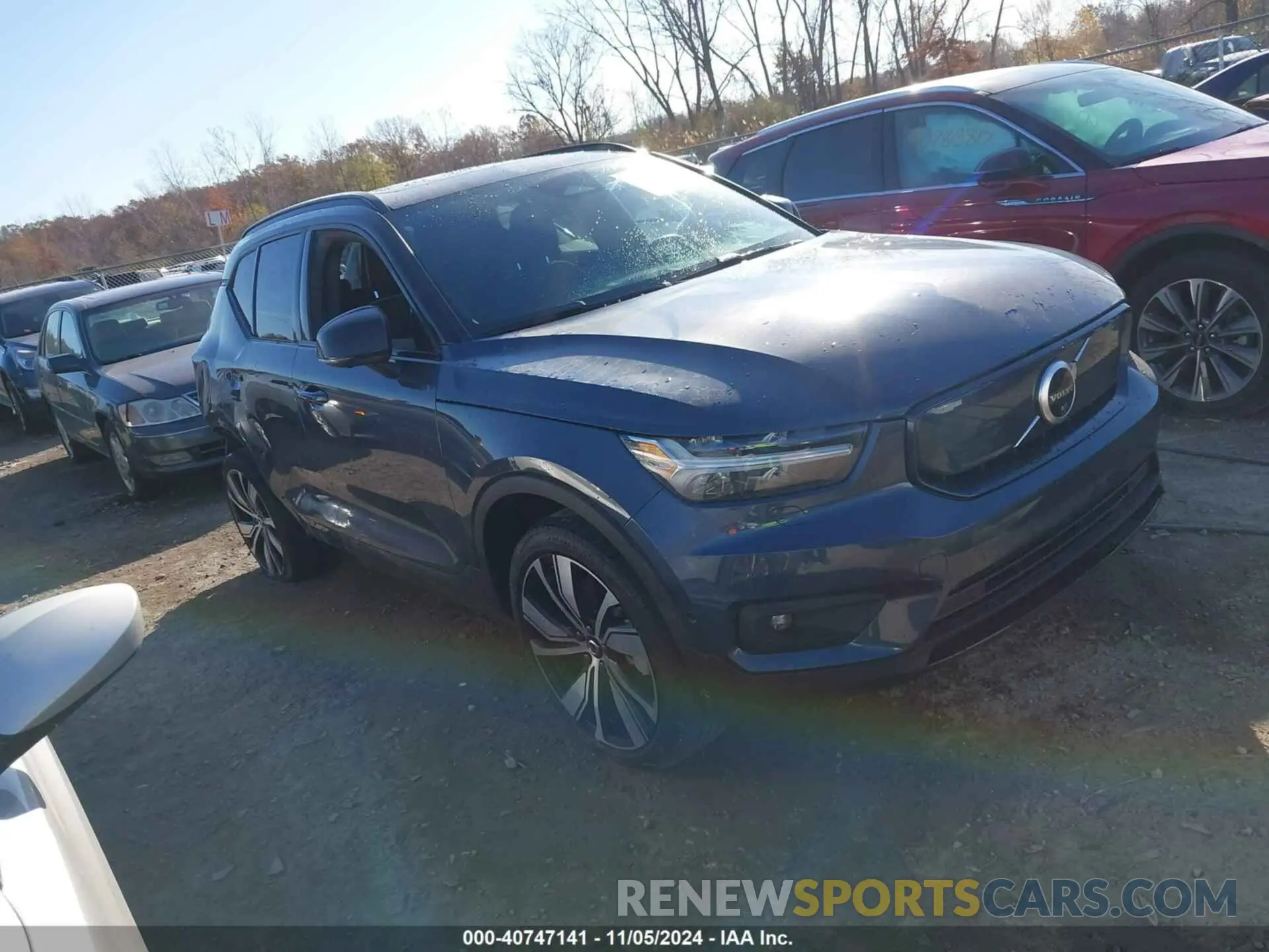 1 Photograph of a damaged car YV4ED3UR9N2772378 VOLVO XC40 RECHARGE PURE ELECTRIC 2022