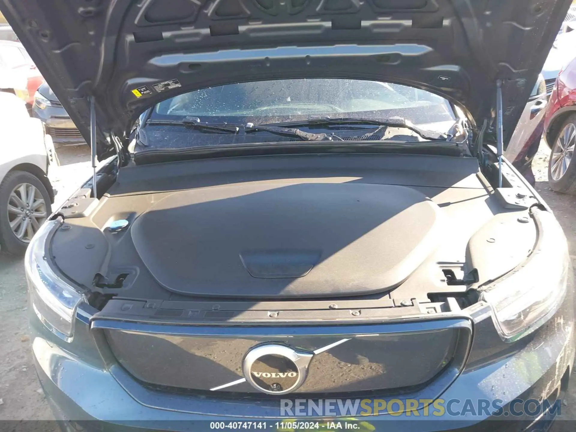 10 Photograph of a damaged car YV4ED3UR9N2772378 VOLVO XC40 RECHARGE PURE ELECTRIC 2022