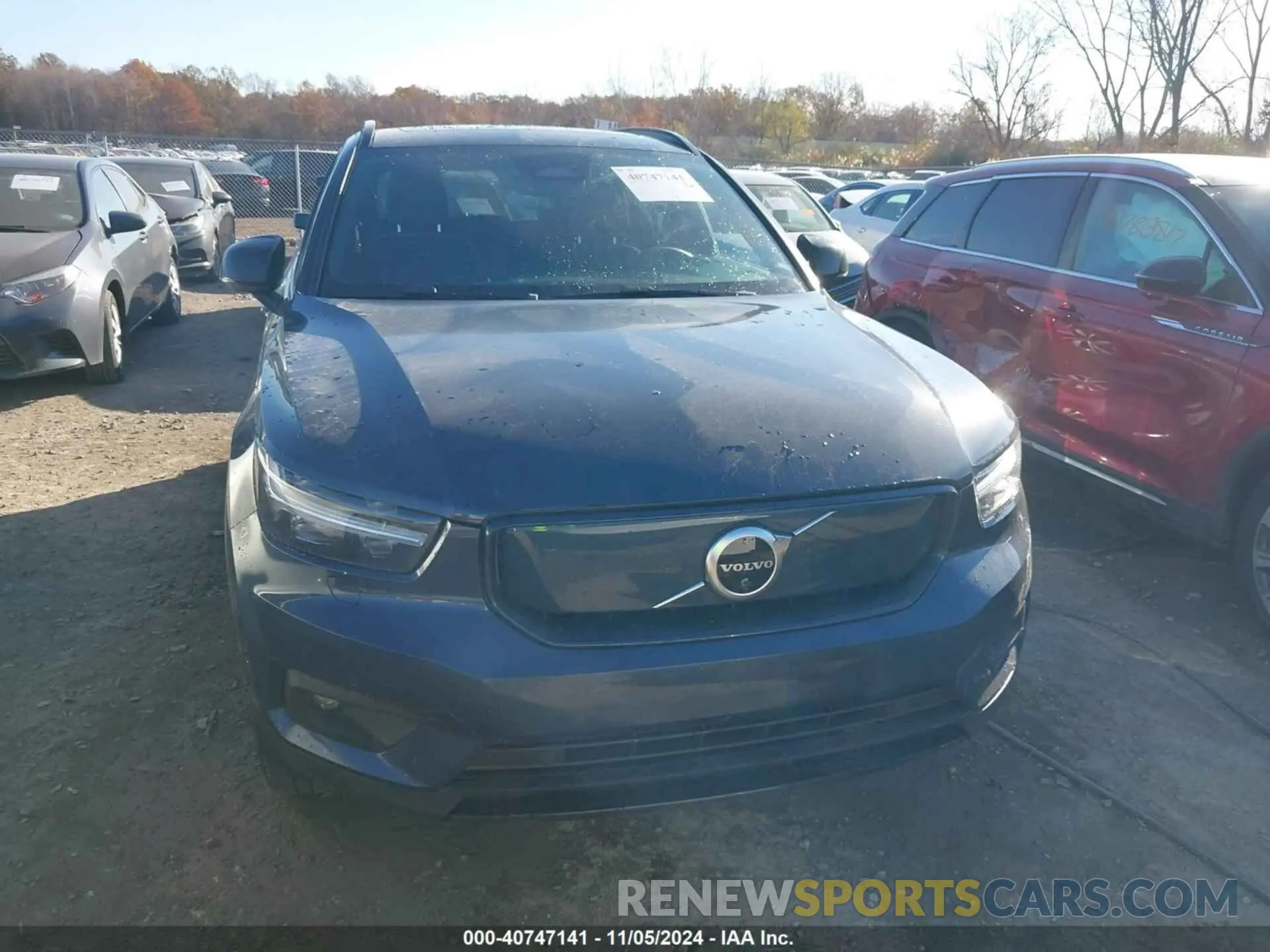 13 Photograph of a damaged car YV4ED3UR9N2772378 VOLVO XC40 RECHARGE PURE ELECTRIC 2022