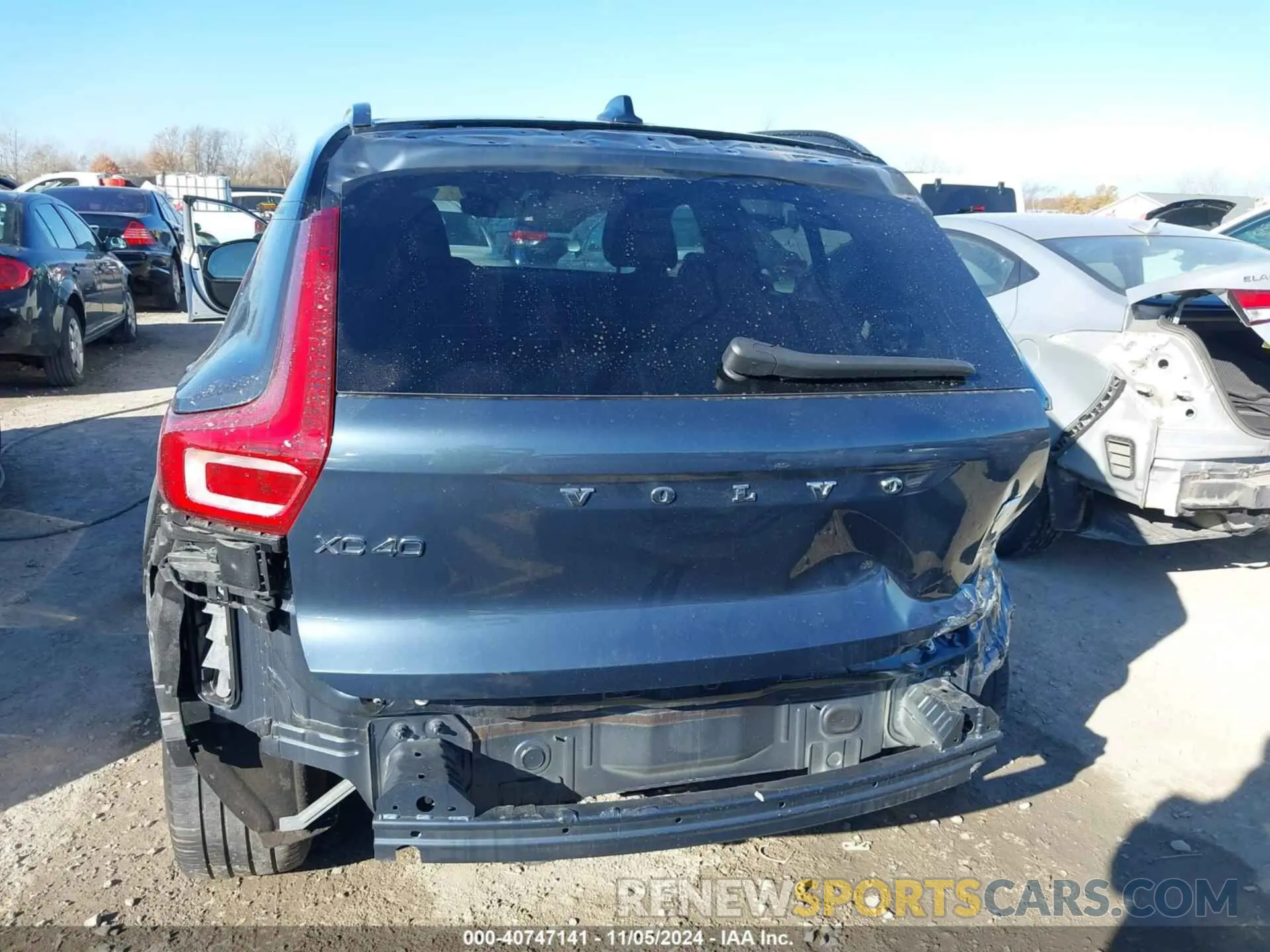 17 Photograph of a damaged car YV4ED3UR9N2772378 VOLVO XC40 RECHARGE PURE ELECTRIC 2022