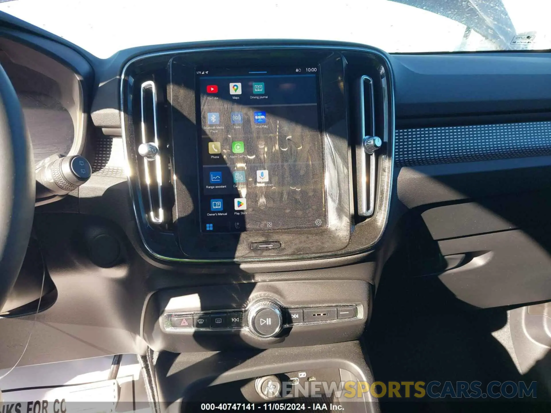 19 Photograph of a damaged car YV4ED3UR9N2772378 VOLVO XC40 RECHARGE PURE ELECTRIC 2022
