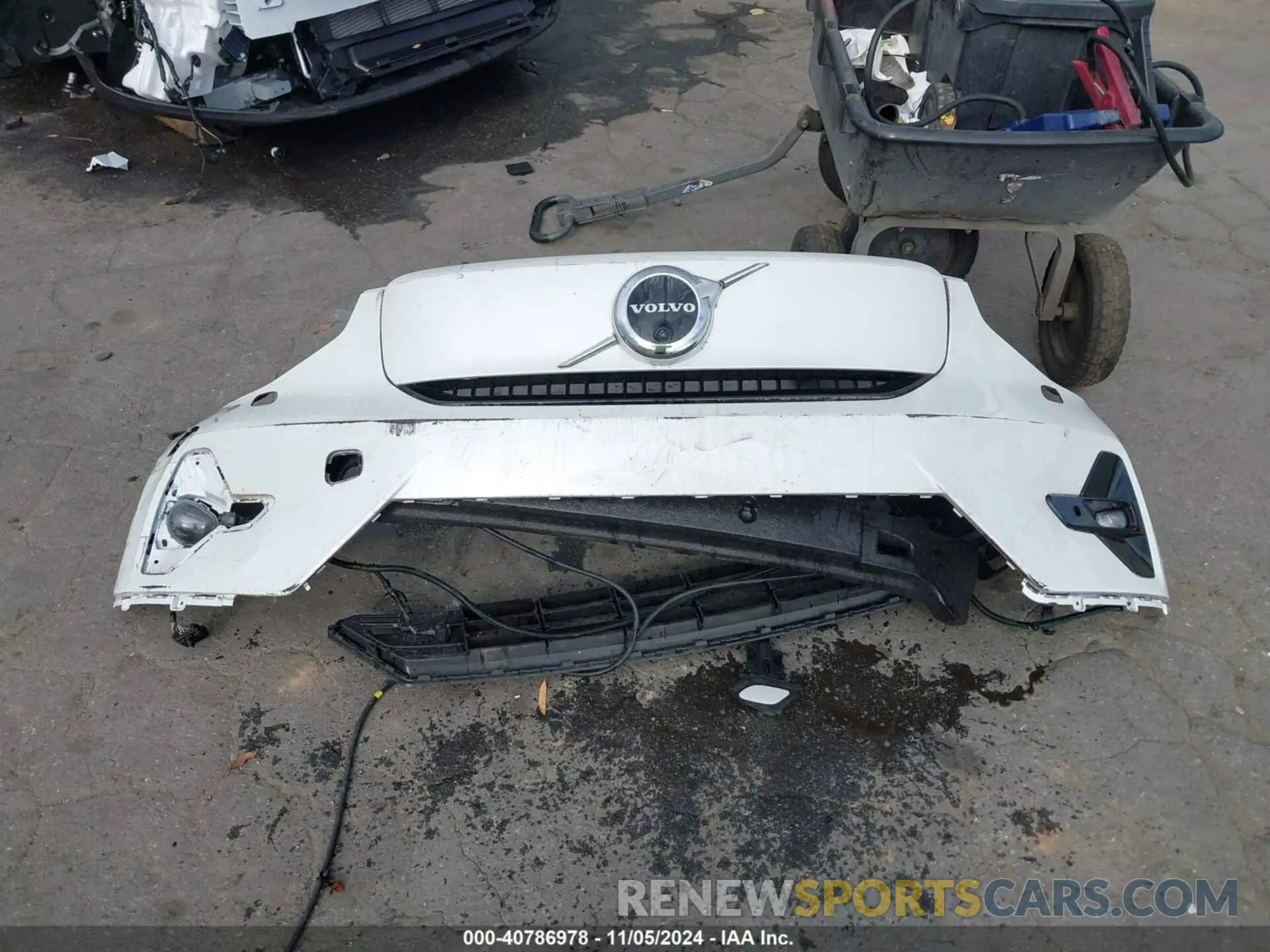 11 Photograph of a damaged car YV4ED3UM3P2003494 VOLVO XC40 RECHARGE PURE ELECTRIC 2023