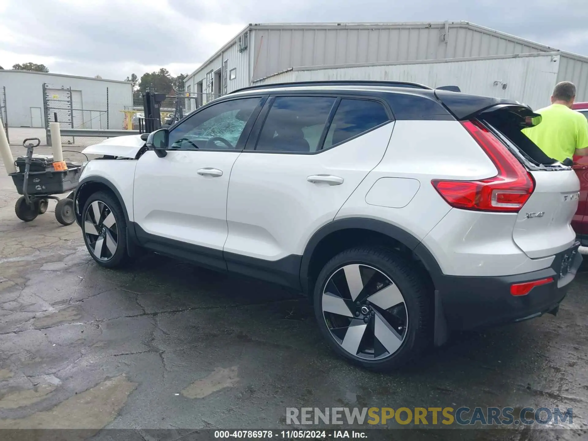 3 Photograph of a damaged car YV4ED3UM3P2003494 VOLVO XC40 RECHARGE PURE ELECTRIC 2023