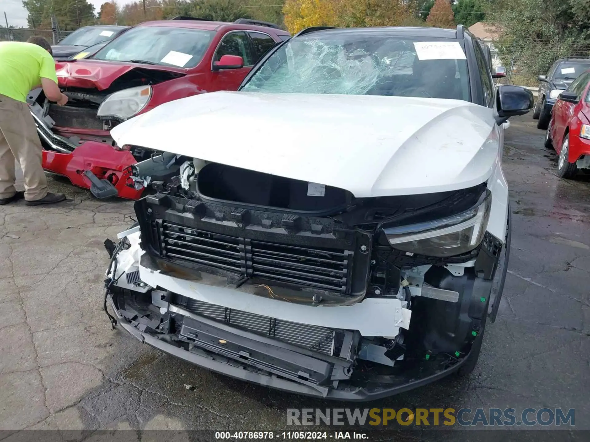 6 Photograph of a damaged car YV4ED3UM3P2003494 VOLVO XC40 RECHARGE PURE ELECTRIC 2023