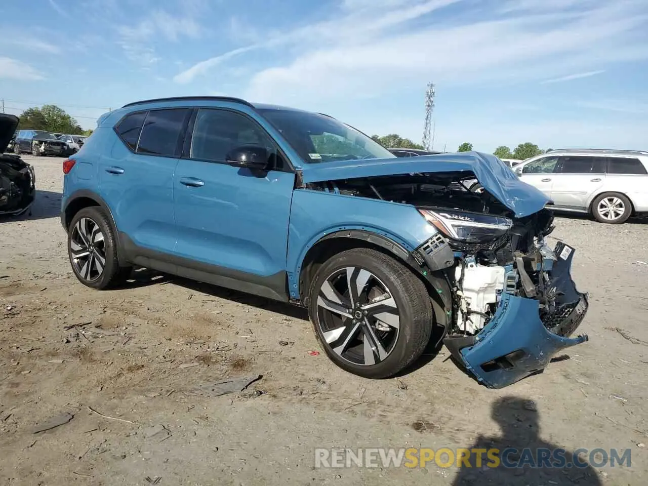4 Фотография поврежденного автомобиля YV4L12UX7P2092619 VOLVO XC40 ULTIM 2023
