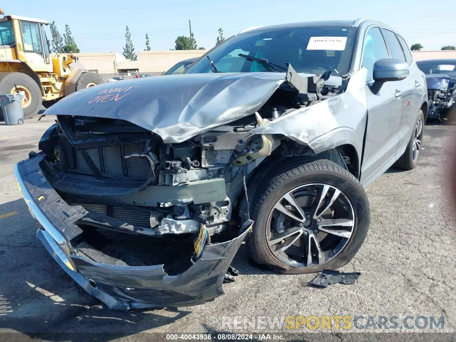 6 Photograph of a damaged car LYV102RK7KB349540 VOLVO XC60 2019