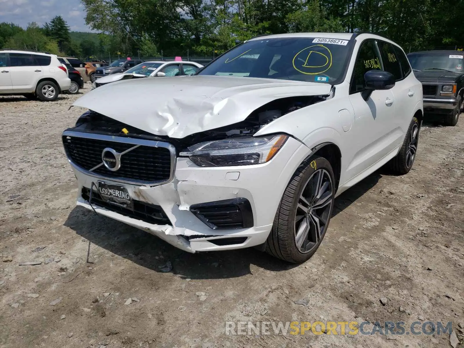 2 Photograph of a damaged car YV4BR0DM8L1538971 VOLVO XC60 2020