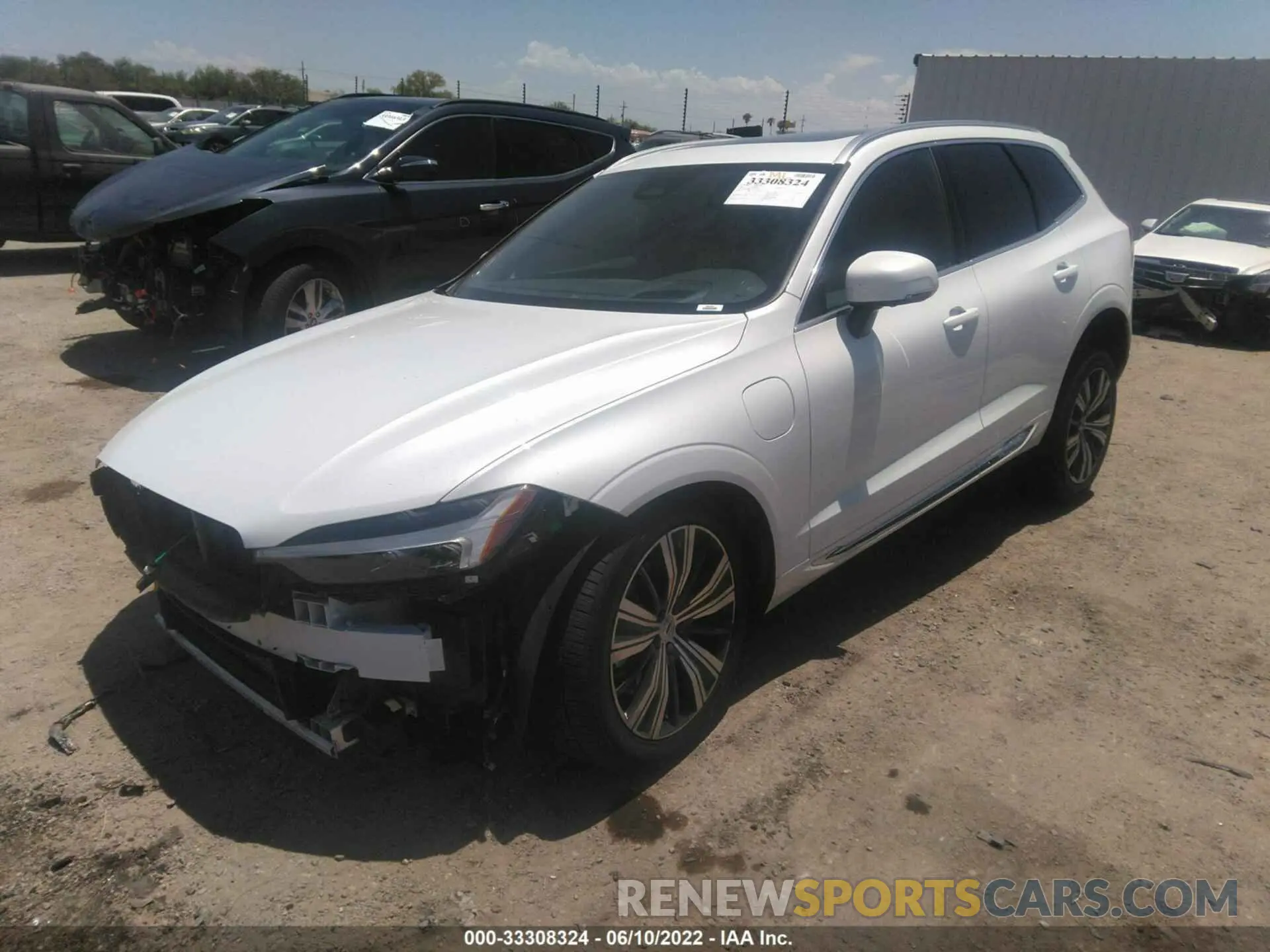 2 Photograph of a damaged car YV4BR0DL8N1977341 VOLVO XC60 RECHARGE 2022