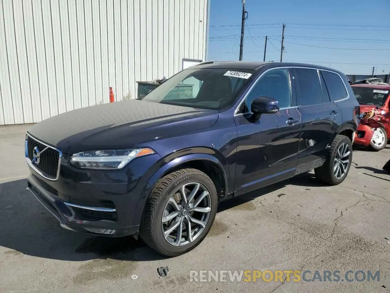 1 Photograph of a damaged car YV4102PK8K1485926 VOLVO XC90 2019