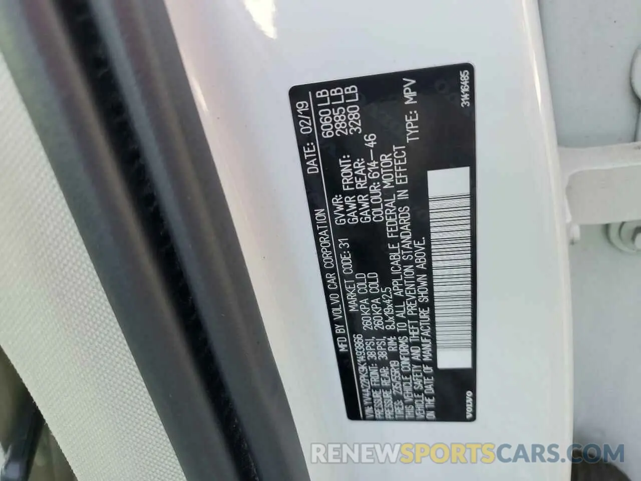 13 Фотография поврежденного автомобиля YV4A22PK9K1493866 VOLVO XC90 2019