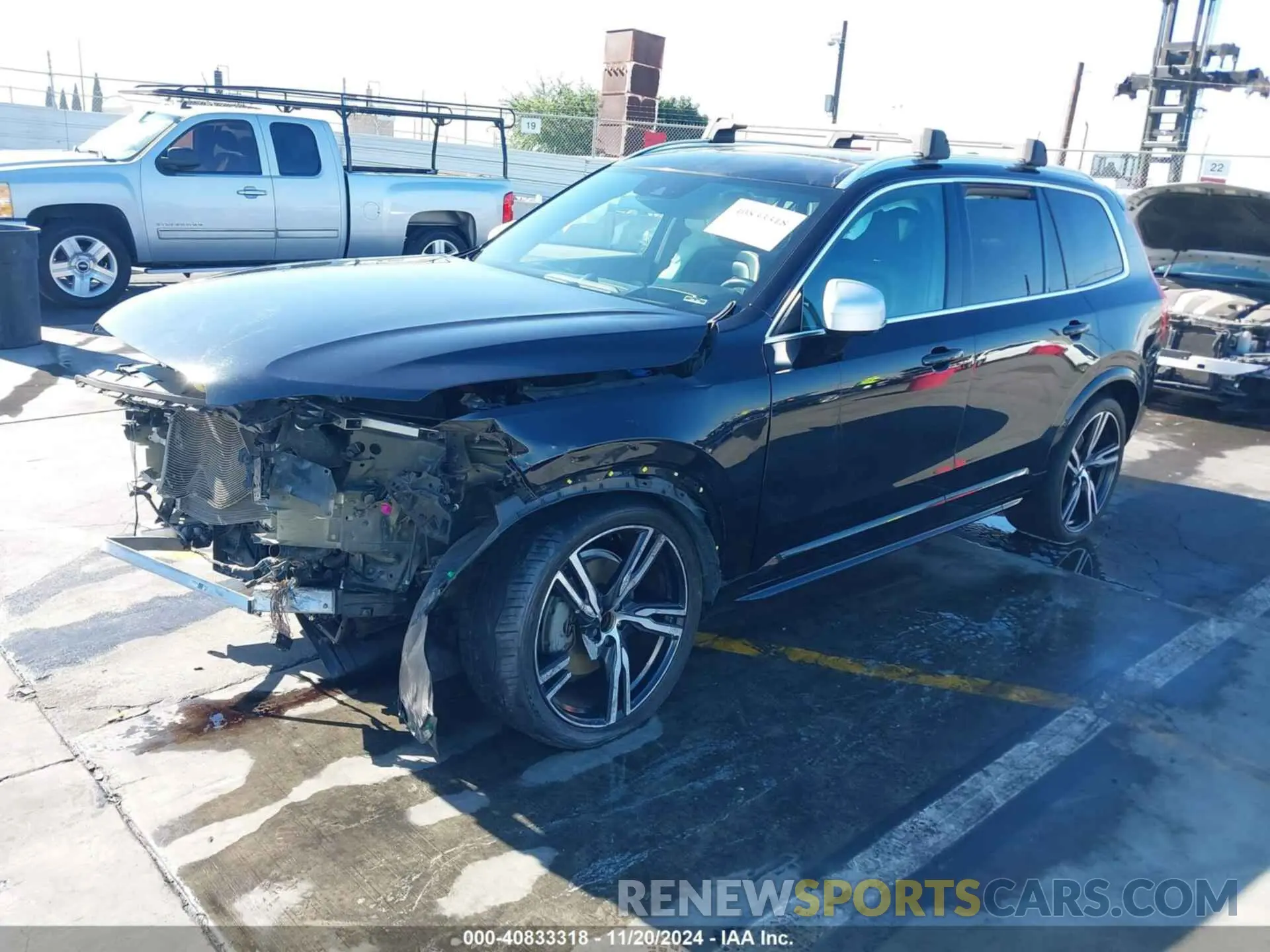 2 Фотография поврежденного автомобиля YV4A22PM9K1443969 VOLVO XC90 2019
