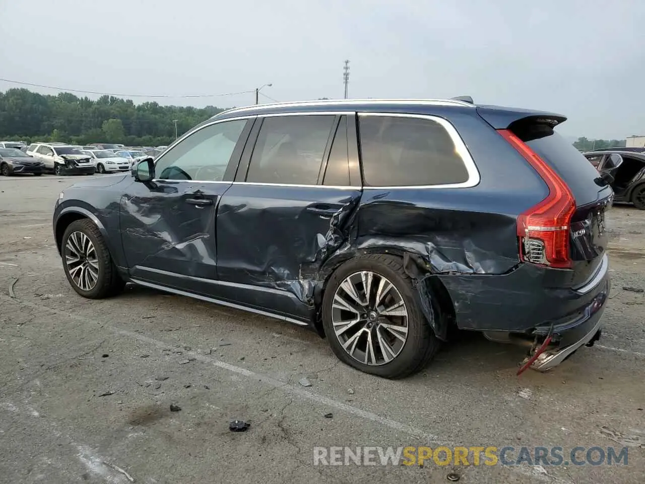 2 Фотография поврежденного автомобиля YV4102PK4M1671000 VOLVO XC90 2021