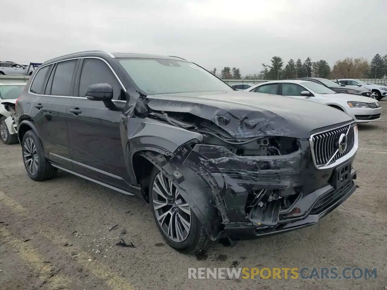 4 Фотография поврежденного автомобиля YV4102PK6M1695492 VOLVO XC90 2021