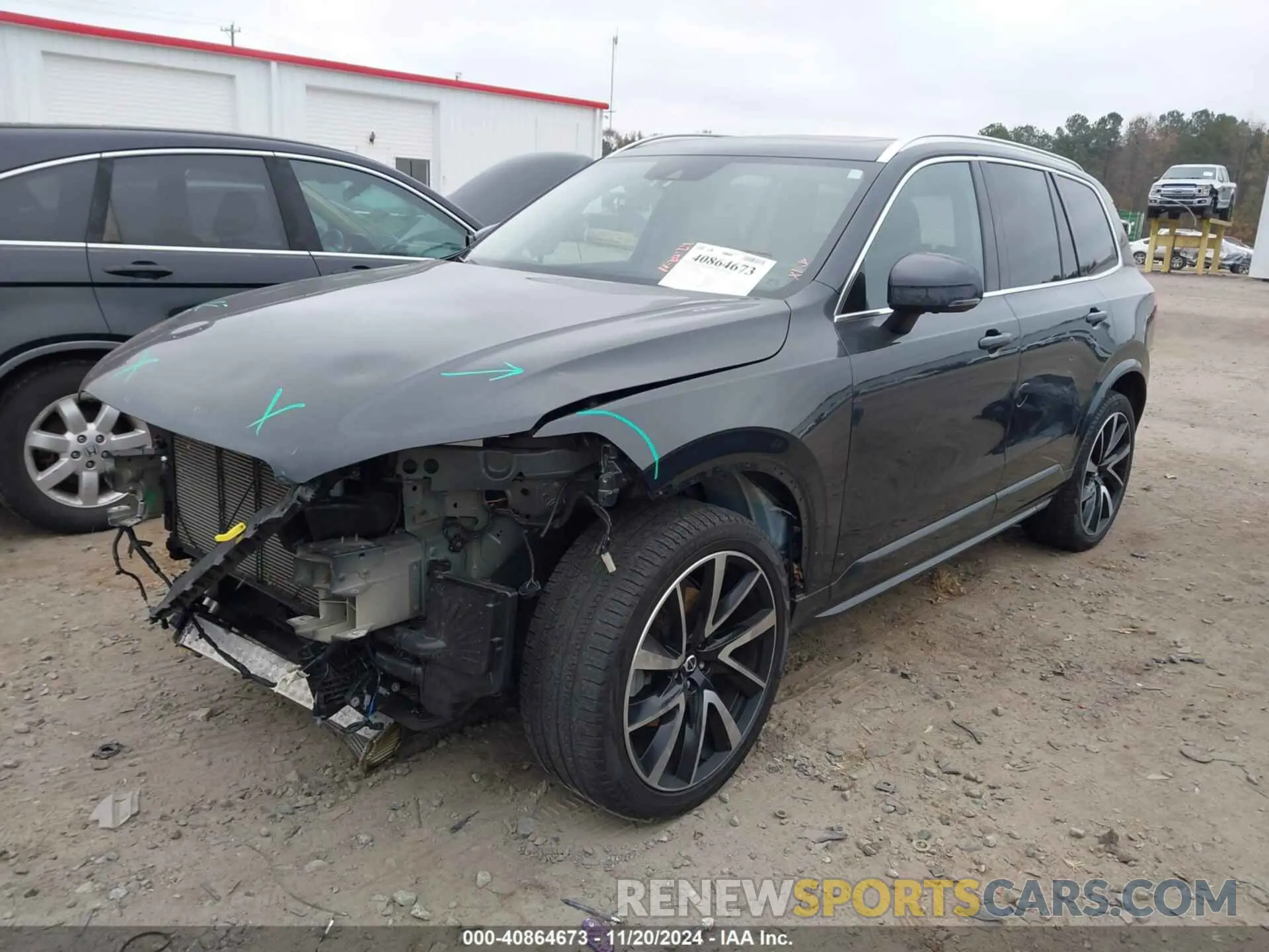 2 Photograph of a damaged car YV4A22PK2M1696827 VOLVO XC90 2021