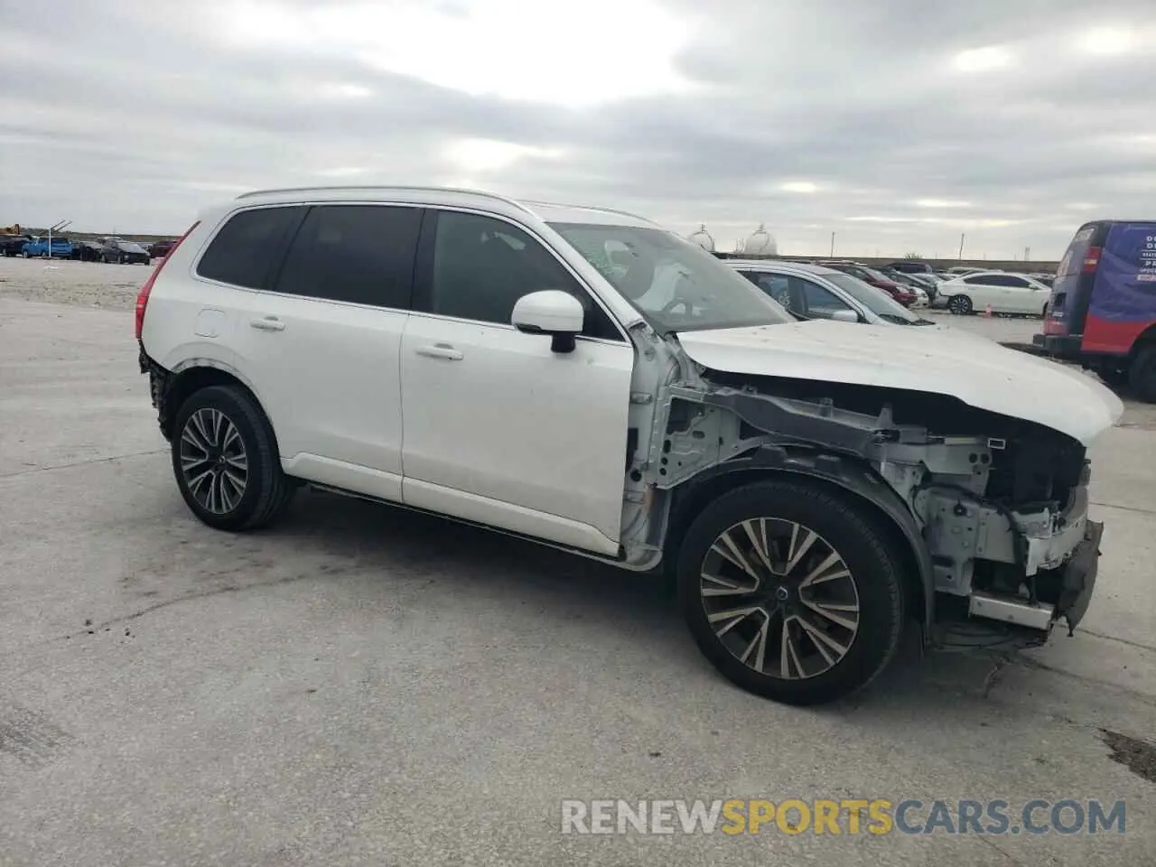 4 Фотография поврежденного автомобиля YV4A22PK9M1705524 VOLVO XC90 2021