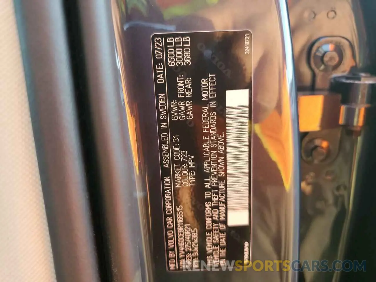 13 Фотография поврежденного автомобиля YV4H60CE9R1166515 VOLVO XC90 PLUS 2024