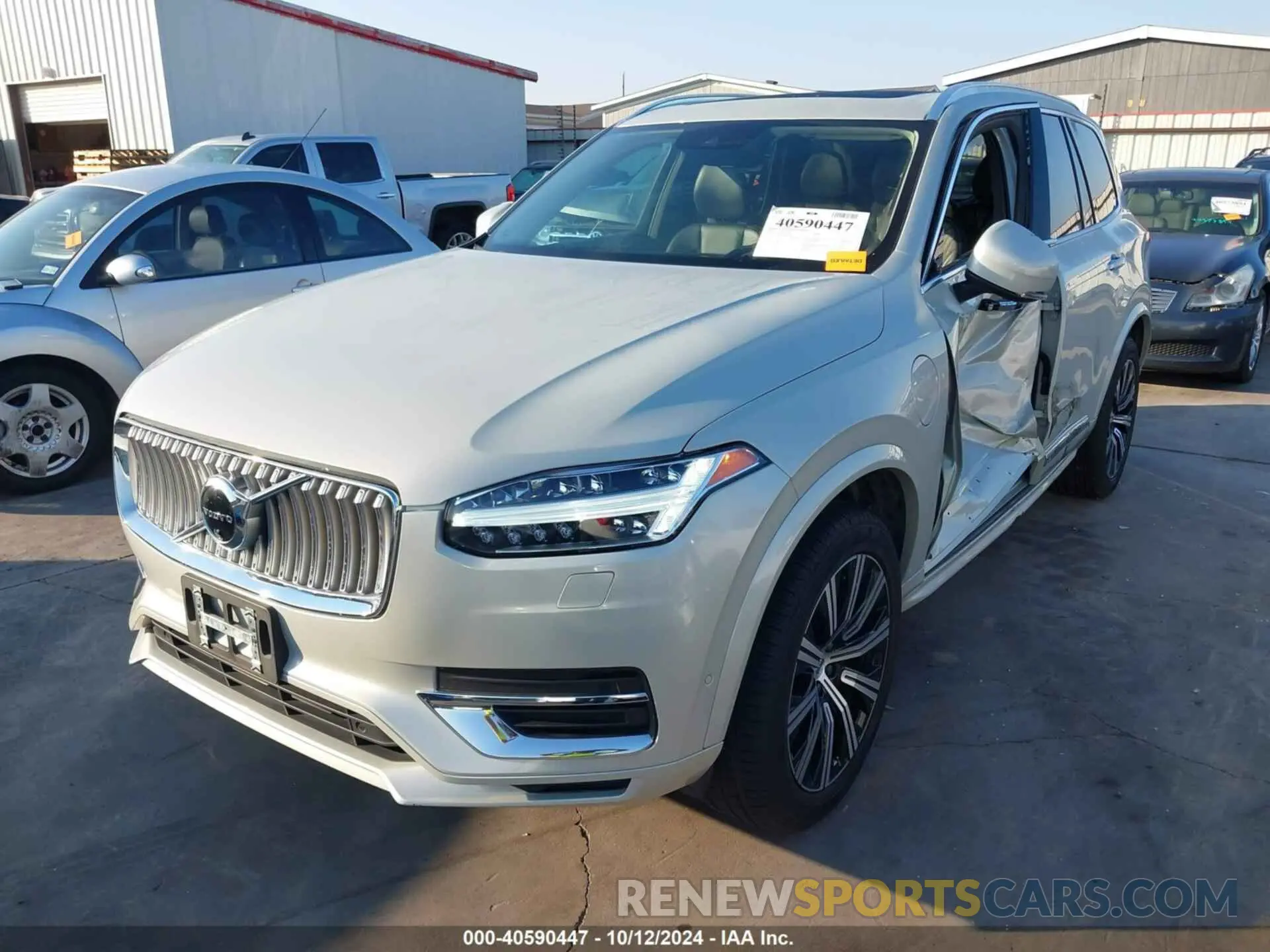 2 Фотография поврежденного автомобиля YV4BR00L6M1695350 VOLVO XC90 RECHARGE PLUG-IN HYBRID 2021