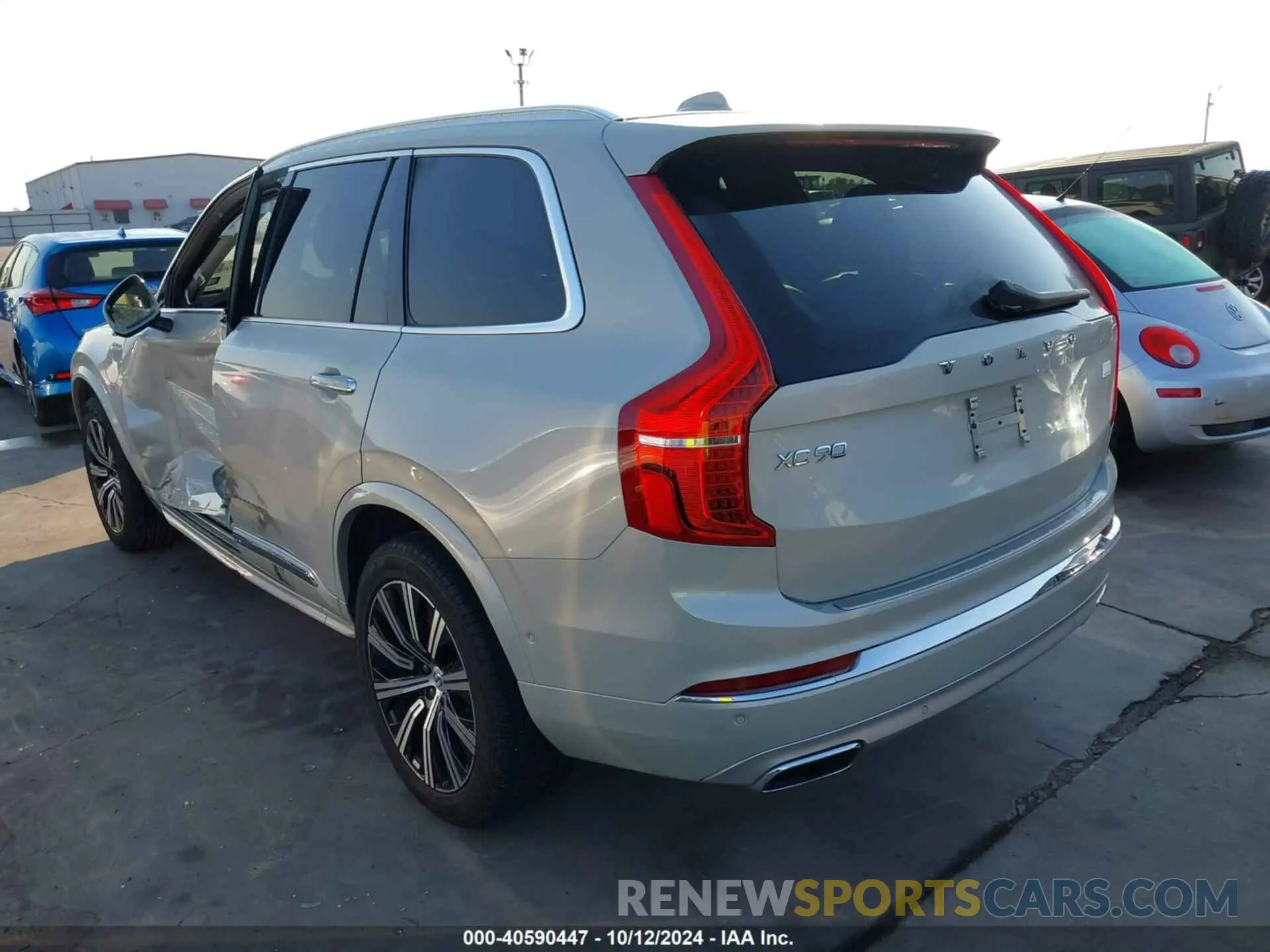 3 Фотография поврежденного автомобиля YV4BR00L6M1695350 VOLVO XC90 RECHARGE PLUG-IN HYBRID 2021