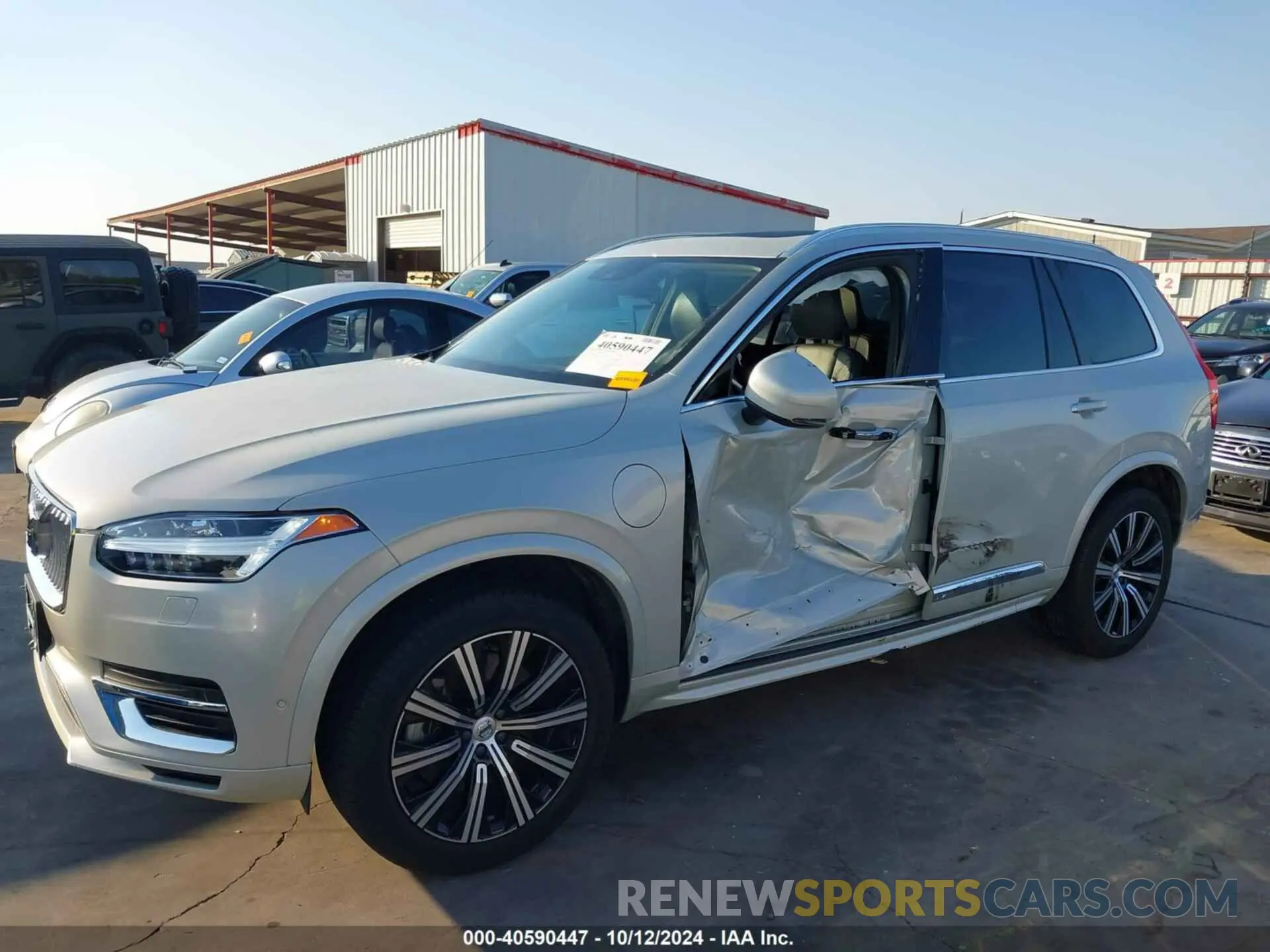 6 Фотография поврежденного автомобиля YV4BR00L6M1695350 VOLVO XC90 RECHARGE PLUG-IN HYBRID 2021