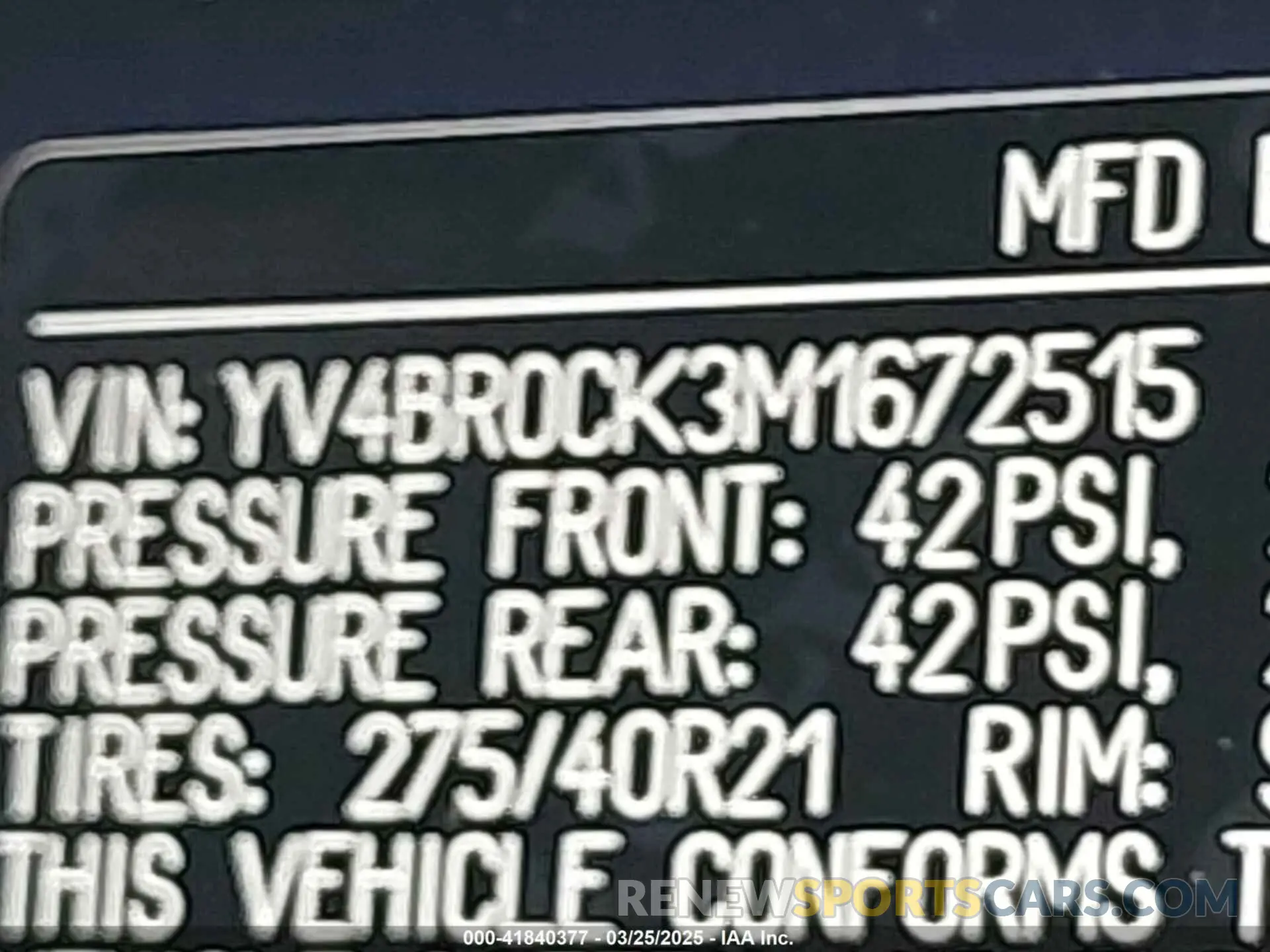 9 Фотография поврежденного автомобиля YV4BR0CK3M1672515 VOLVO XC90 RECHARGE PLUG-IN HYBRID 2021