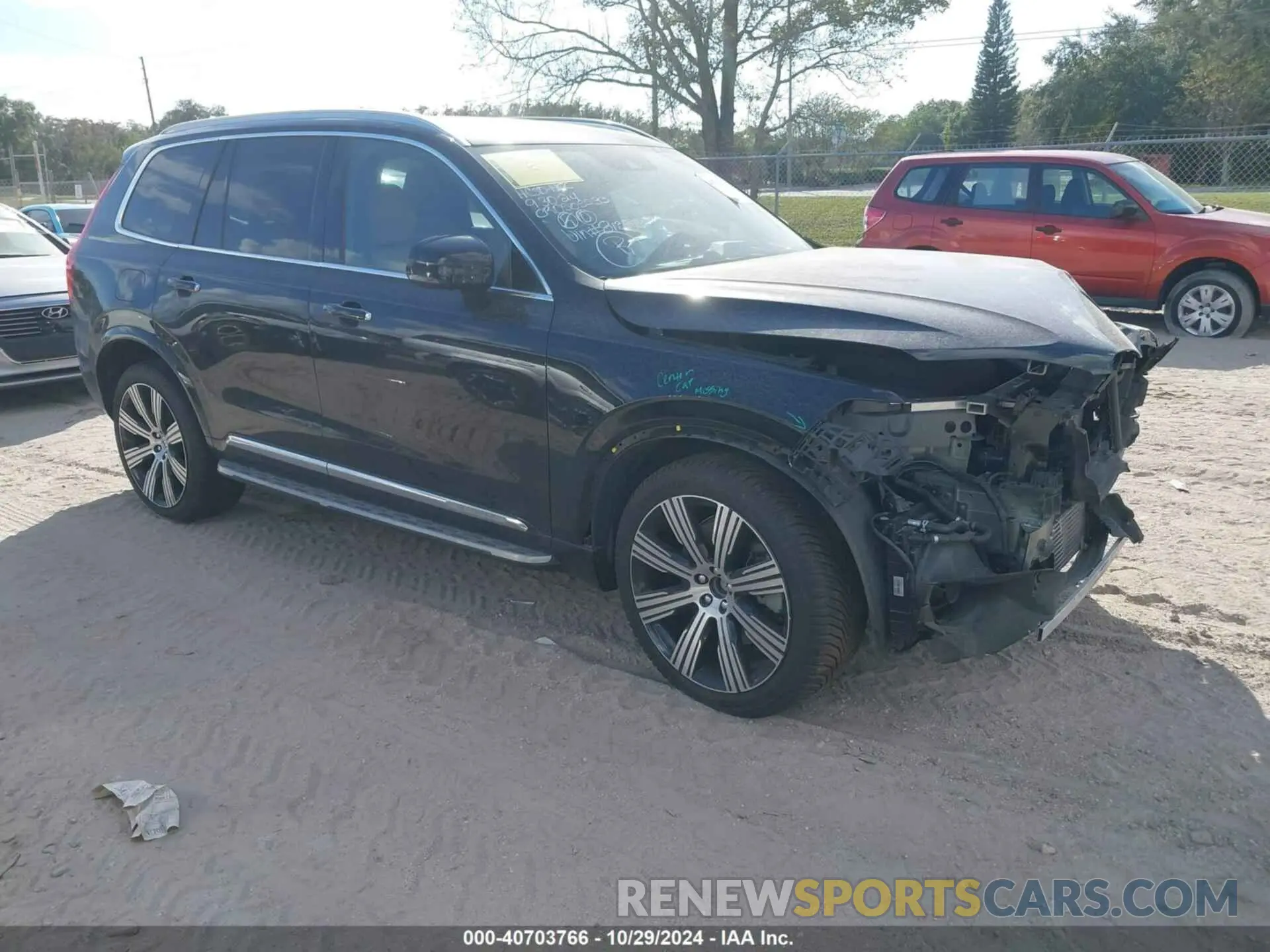 1 Photograph of a damaged car YV4BR0CL9N1813646 VOLVO XC90 RECHARGE PLUG-IN HYBRID 2022