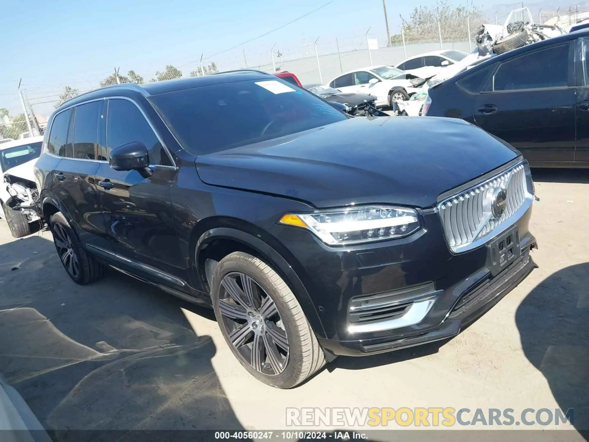 1 Photograph of a damaged car YV4H60CE7R1178968 VOLVO XC90 RECHARGE PLUG-IN HYBRID 2024