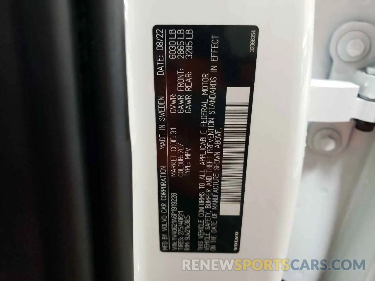 13 Фотография поврежденного автомобиля YV40621A6P1919228 VOLVO XC90 ULTIM 2023